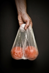 Recycled plasticgrocery bags